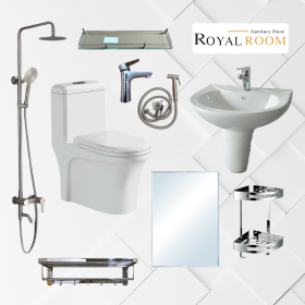 Combo 8 Thiết Bị Vệ Sinh RoyalRoom – Trọn Bộ Tiện Nghi, Sạch Đẹp Cho Mọi Phòng Tắm