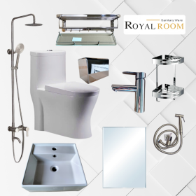 Combo 9 Thiết Bị Vệ Sinh RoyalRoom – Giải Pháp Hoàn Hảo Cho Phòng Tắm Hiện Đại