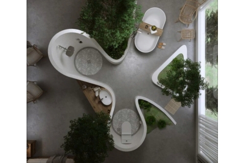 Những concept thiết kế phòng tắm độc lạ của các nhà thiết kế nội thất trẻ Việt