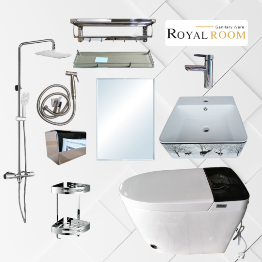 Combo 13 Thiết Bị Vệ Sinh RoyalRoom Cao Cấp – Giải Pháp Hoàn Hảo Cho Phòng Tắm Hiện Đại
